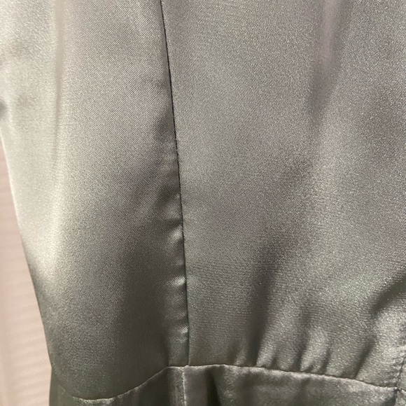 Bridesmaid dress dusty sage silk - Picture 3 of 6